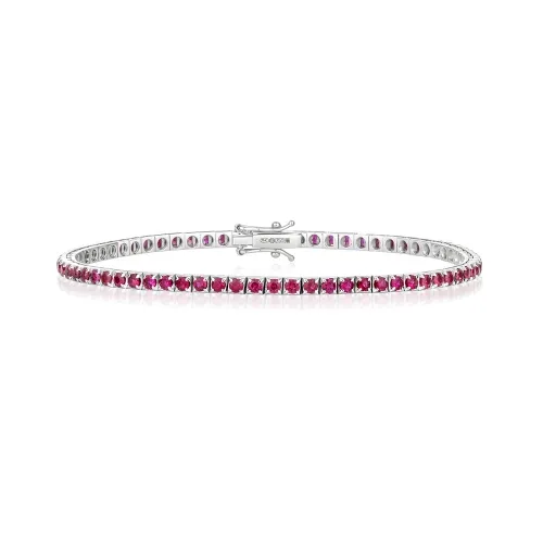 White Gold and Ruby Bracelet 18ct (3.10ct Rubies)